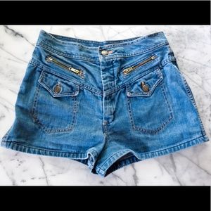 Vintage denim shorts
